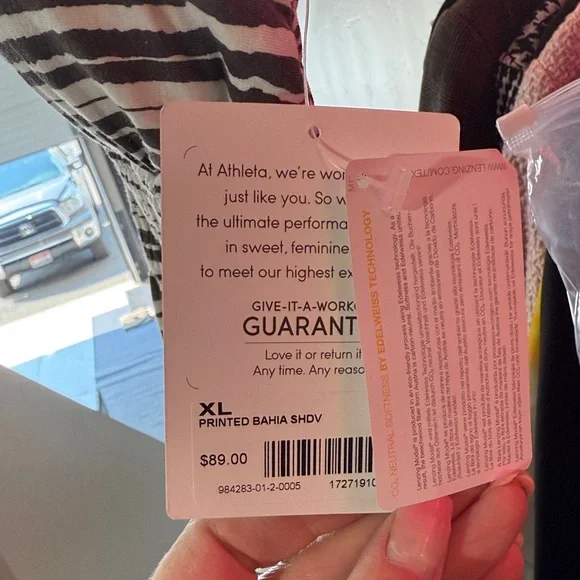 Athleta Brown and White Printed Bahia Midi Dress - Picture 2 of 8